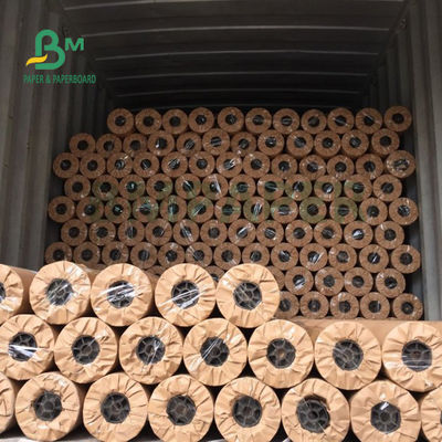 45gsm 60gsm बिना कोटिंग प्लॉटर पेपर फॉर कटिंग मशीन 165cm 190cm x 250m