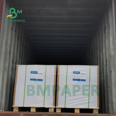 80# 100# C2S चमकदार सफेद कोटेड टेक्स्ट पेपर फॉर डोर हैंगर 24' X 36'