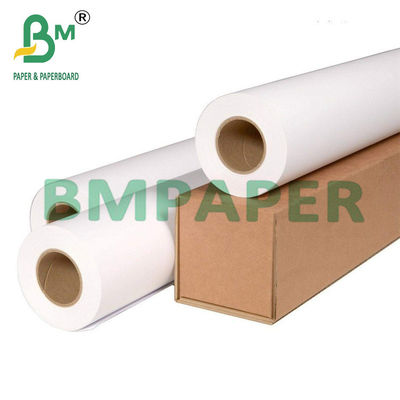 24&quot; 36&quot; X 500ft 80g प्लॉटर पेपर रोल 2&quot; इंकजेट प्रिंटर के लिए कोर
