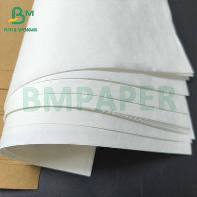 ब्राउन और व्हाइट हाई टेन्सिल बैग क्राफ्ट पेपर 80gsm 90gsm एक्सटेंसिबल क्राफ्ट पेपर