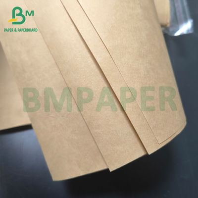 ब्राउन और व्हाइट हाई टेन्सिल बैग क्राफ्ट पेपर 80gsm 90gsm एक्सटेंसिबल क्राफ्ट पेपर