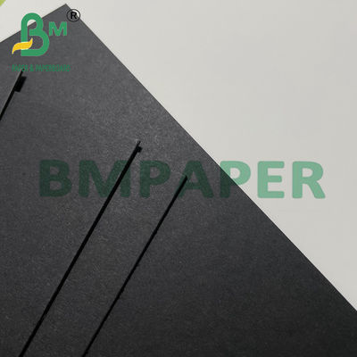 2 मिमी 3 मिमी मोटी 2 पक्षों कोटेड ब्लैक कार्डबोर्ड 23 x 23 सेमी उपहार बॉक्स के लिए