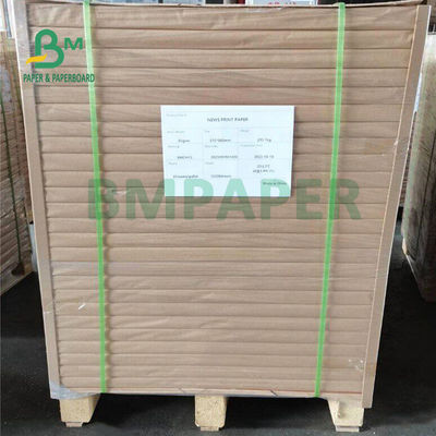 45 ग्राम अख़बार के कागज़ के लिए बिना कोटिंग के पेपर 610 x 860 मिमी