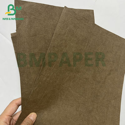 0.55 मिमी आंसू प्रतिरोधी रंगीन धोने योग्य टेक्स क्राफ्ट पेपर कपड़े