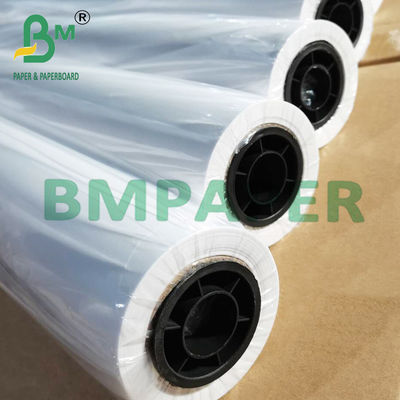 36&quot; x 500ft 3&quot; कोर 20lb वाइट बॉन्ड पेपर वाइड फॉर्मेट इंकजेट प्रिंटर के लिए