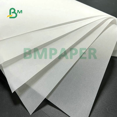 610 मिमी x 150 फीट 73 ग्राम 83 ग्राम पारदर्शी इंकजेट प्रिंटिंग ट्रेसिंग पेपर उपहार पैकेज के लिए वेलम पेपर