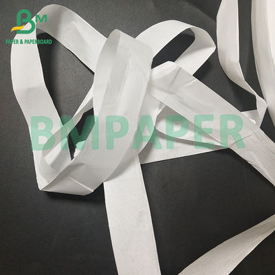 28gsm 24gsm खाद्य ग्रेड सफेद भूसी पैकेजिंग पेपर 30mm 44mm