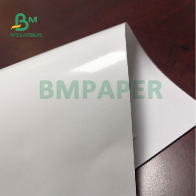 80 ग्राम C1S उच्च चमकदार लेपित सफेद कागज पेय के लिए लेबल 70 x 100 सेमी