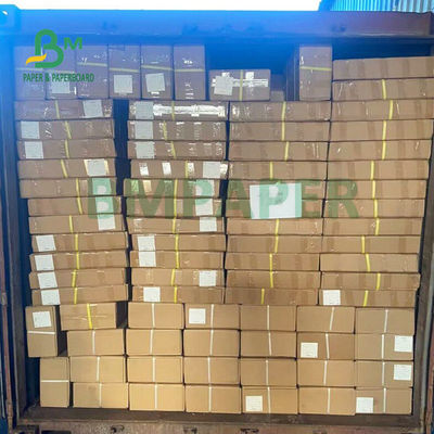 28lb 47lb लेपित सीएडी पेपर 24 36 इंच रोल चौड़ाई प्लॉटर पेपर बॉन्ड रोल 3' कोर