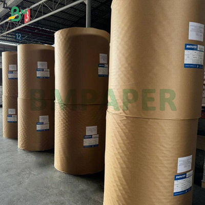 70g 80g C1S चमकदार सफेद कागज लेबल बनाने के लिए 1020 मिमी रील चौड़ाई
