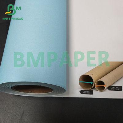 20LB डबल साइड ब्लू इंजीनियरिंग बॉन्ड पेपर 36&quot;×500&quot; 3&quot; कोर