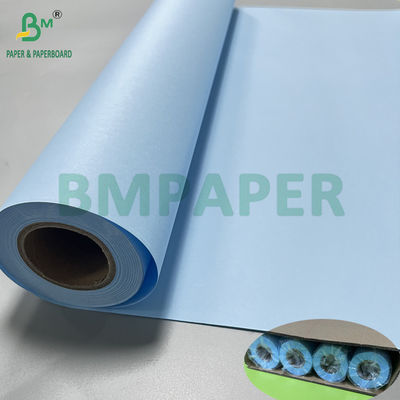 डबल साइड्स ब्लू 80 ग्राम इंजीनियरिंग डिजाइन ब्लू पेपर रोल 24 &quot;x 50 गज