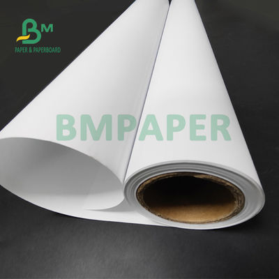 108GSM 180GSM ग्राफिक्स प्रिंटिंग के लिए लेपित प्लॉटर बॉन्ड पेपर रोल 36' X 50m