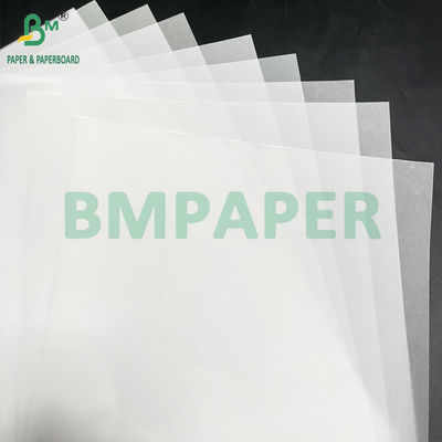 50 83 GSM चिकनी सफेद अर्ध पारदर्शी हस्तांतरण कागज रोल 880 मिमी x 40m