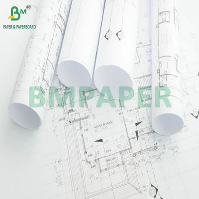 24' x 300ft 2' कोर इंकजेट पेपर बॉन्ड रोल फॉर प्रिंटिंग लेआउट प्लान