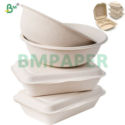 130g 300g प्राकृतिक गन्ना बैगसे खाद्य प्लेटों के लिए पल्स पेपर रोल बायोडिग्रेडेबल कार्डबोर्ड