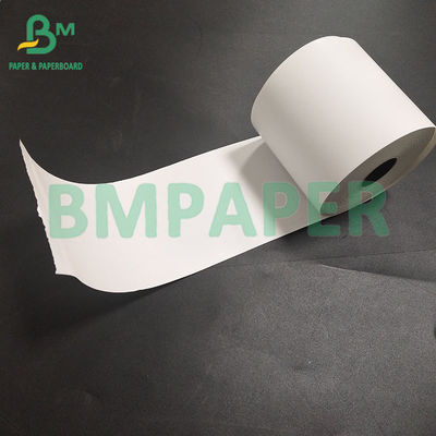 एटीएम क्रेडिट कार्ड के लिए 48 ग्राम 3 1/8 &quot;x 260&quot; सफेद थर्मल रसीद कागज जंबो रोल