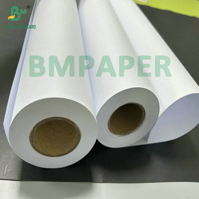 80 ग्राम सफेद अनकोटेड इंजीनियरिंग रोल बॉन्ड पेपर 36 इंच x 50यार्ड 2&quot; कोर के साथ