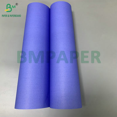 24' X 150ft एक तरफ बैंगनी नीला 20lb सीएडी बॉन्ड पेपर रोल 2' कोर