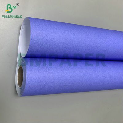 24' X 150ft एक तरफ बैंगनी नीला 20lb सीएडी बॉन्ड पेपर रोल 2' कोर