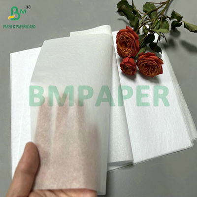 17g 20g 30 X 40 सेमी प्रिंट करने योग्य सफेद टिशू पेपर शीट शराब की बोतलों के पैकेजिंग के लिए