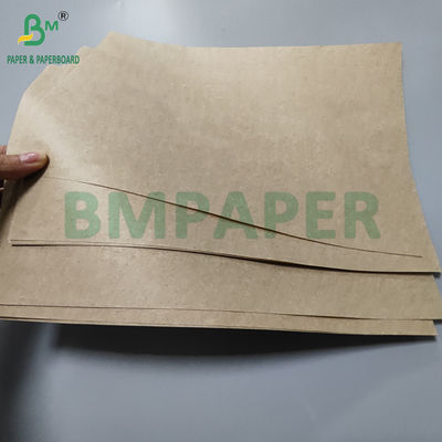 शॉपिंग बैग के लिए 75 ग्राम बैग क्राफ्ट पेपर हैंडल 491 मिमी उच्च तन्यता शक्ति