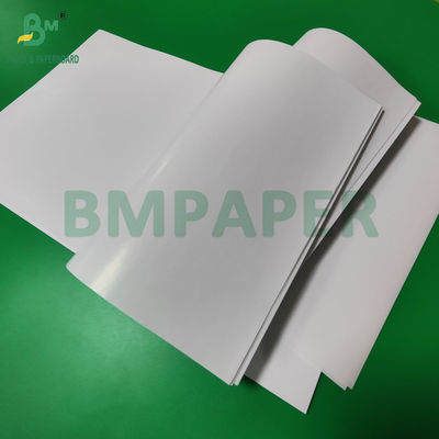 80gsm 120gsm C1S चमकदार लेपित कला कागज लेबल के लिए अच्छी मुद्रण क्षमता 70 x 100 सेमी