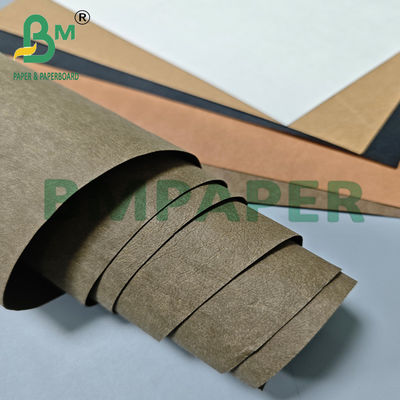 0.3mm 0.7mm हल्का भूरा खाद्य भंडारण के लिए टिकाऊ पुनः प्रयोज्य क्राफ्ट टेक्स पेपर