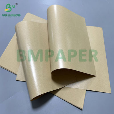 खाद्य बैग के लिए 50 ग्राम 60 ग्राम Greaseproof PE Coated Brown Kraft Paper 70 सेमी चौड़ाई