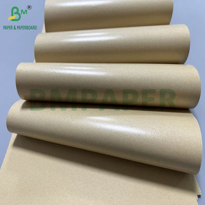 खाद्य बैग के लिए 50 ग्राम 60 ग्राम Greaseproof PE Coated Brown Kraft Paper 70 सेमी चौड़ाई