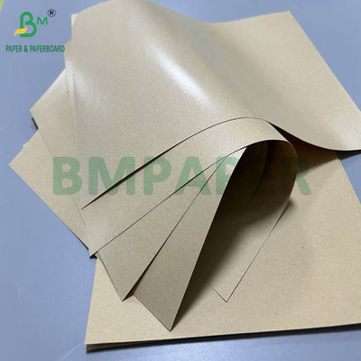 खाद्य बैग के लिए 50 ग्राम 60 ग्राम Greaseproof PE Coated Brown Kraft Paper 70 सेमी चौड़ाई