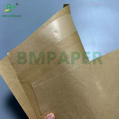 60 ग्राम 70 ग्राम 70 x 100 सेमी ब्राउन कोटेड 1 साइड रिब्ड क्राफ्ट पेपर फॉर फूड रैप बैग