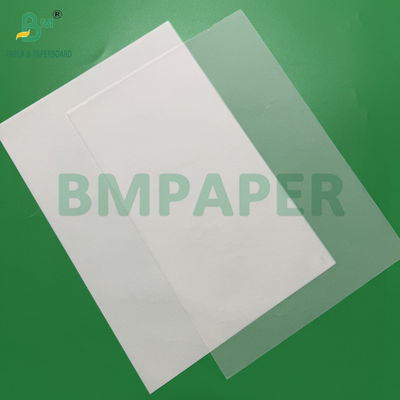 50 ग्राम 55 ग्राम पारदर्शी ट्रेसिंग पेपर प्लॉटर पेपर 31" X 20" रिम पैक