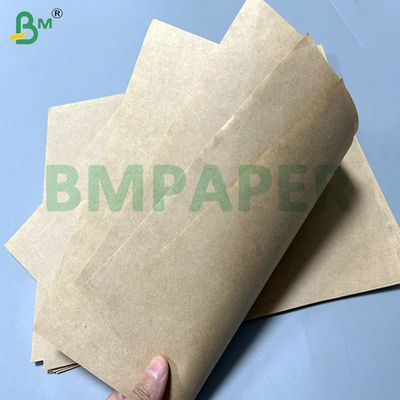 आटे के पैकेज बैग के लिए विस्तार योग्य 80gsm 90gsm ब्राउन स्ट्रेच क्राफ्ट पेपर 800mm 900mm