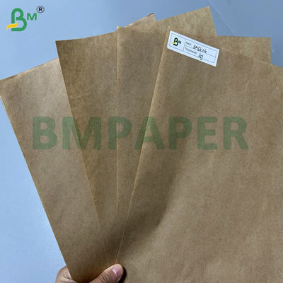 आटे के पैकेज बैग के लिए विस्तार योग्य 80gsm 90gsm ब्राउन स्ट्रेच क्राफ्ट पेपर 800mm 900mm