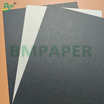 1.0 मिमी उच्च कठोरता एक तरफ उपहार बॉक्स के लिए काले ग्रे कार्डबोर्ड