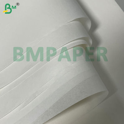38gsm 100% बायोडिग्रेडेबल 1050mm ग्रीस रेजिस्टेंस व्हाइट पेलेग्लियो पेपर खाद्य पदार्थों की लपेटन के लिए