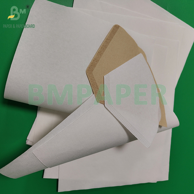 35gsm 50gsm फ़िल्टर कॉफी के लिए सफेद और भूरे रंग का बांस पल्प कॉफी फ़िल्टर पेपर