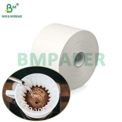 खाद्य ग्रेड ब्लीच अनब्लीच 40GSM 50GSM कॉफी फिल्टर पेपर रोल 1200 मिमी