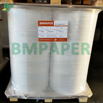 सफेद टूथपिक लपेटने का कागज 24gsm - 30gsm आसानी से सीलबंद खाद्य ग्रेड