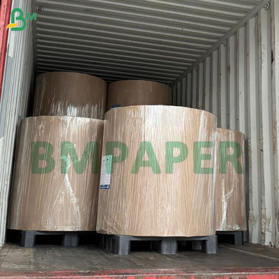 सफेद उच्च तन्यता शक्ति बिना लेपित मोम आधार कागज 21gsm 23gsm