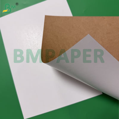 460gsm सफेद लेपित बोर्ड भूरे रंग के क्राफ्ट बैक के साथ 35" x 47" बड़े शीट