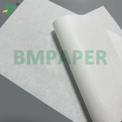 1000mm White Glassine Paper Rolls Double-Sided Supercalendered 30gsm 40gsm