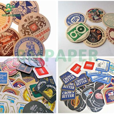 0.7mm 0.8mm White Absorbent Board Sheets 455mm x 650mm for Coasters