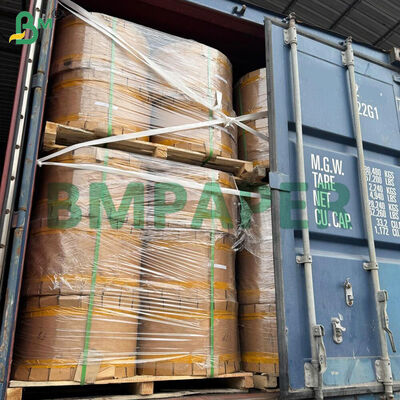 फलों के बैग के लिए एकल पक्षी ग्लेज़्ड खाद्य कागज आंतरिक परत सफेद काला लाल रंग