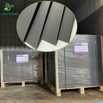 1.2mm 1.5mm 1.6mm 1.8mm हाई-एंड वाइन पैकेज बॉक्स के लिए ब्लैक सॉलिड बोर्ड