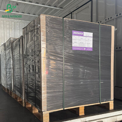 1.2mm 1.5mm 1.6mm 1.8mm हाई-एंड वाइन पैकेज बॉक्स के लिए ब्लैक सॉलिड बोर्ड