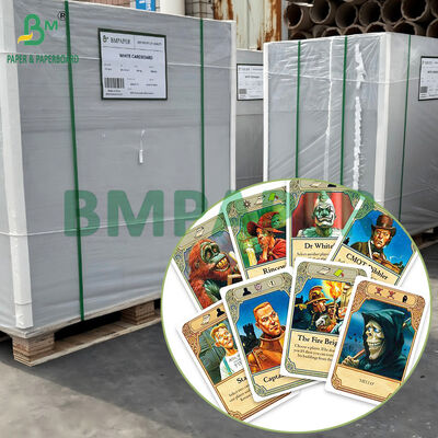 Black Center Layer 300gsm 310gsm Playing Cardboard Poker Paper 68cm X 96cm