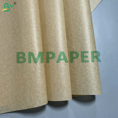 12"x100ft ग्रीसप्रूफ़ बिना ब्लीच किया हुआ 30gsm 40gsm चर्मपत्र पेपर नॉन-स्टिक सिलिकॉन बेकिंग रोल