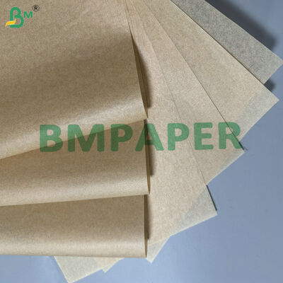 12"x100ft ग्रीसप्रूफ़ बिना ब्लीच किया हुआ 30gsm 40gsm चर्मपत्र पेपर नॉन-स्टिक सिलिकॉन बेकिंग रोल